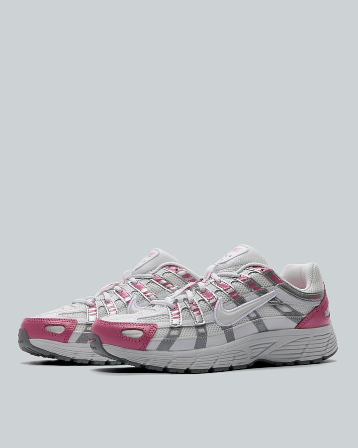 Nike Junior P-6000 Trainers - Off White Off White Smoke Grey