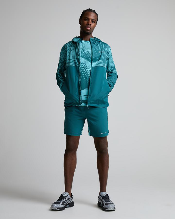 Monterrain Men's Divide Windrunner - Coastal Drift/Seafarer Teal