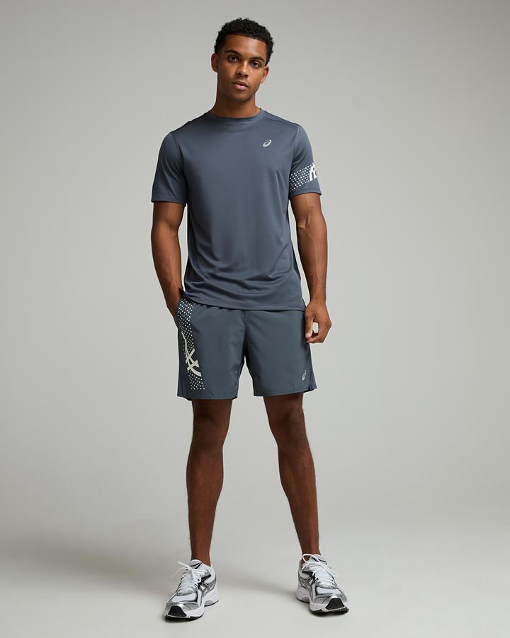 ASICS Men's Icon Short Sleeve T-Shirt - Carrier Grey