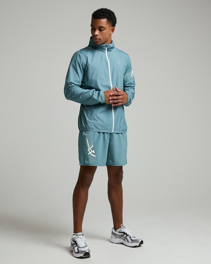 ASICS Men's Icon Jacket - Performance Foggy Teal