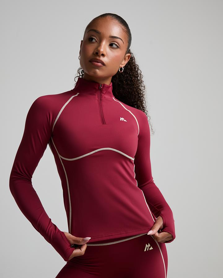 Montirex Women's Accolade Quarter Zip Top - Ascension/Pear Sorbet