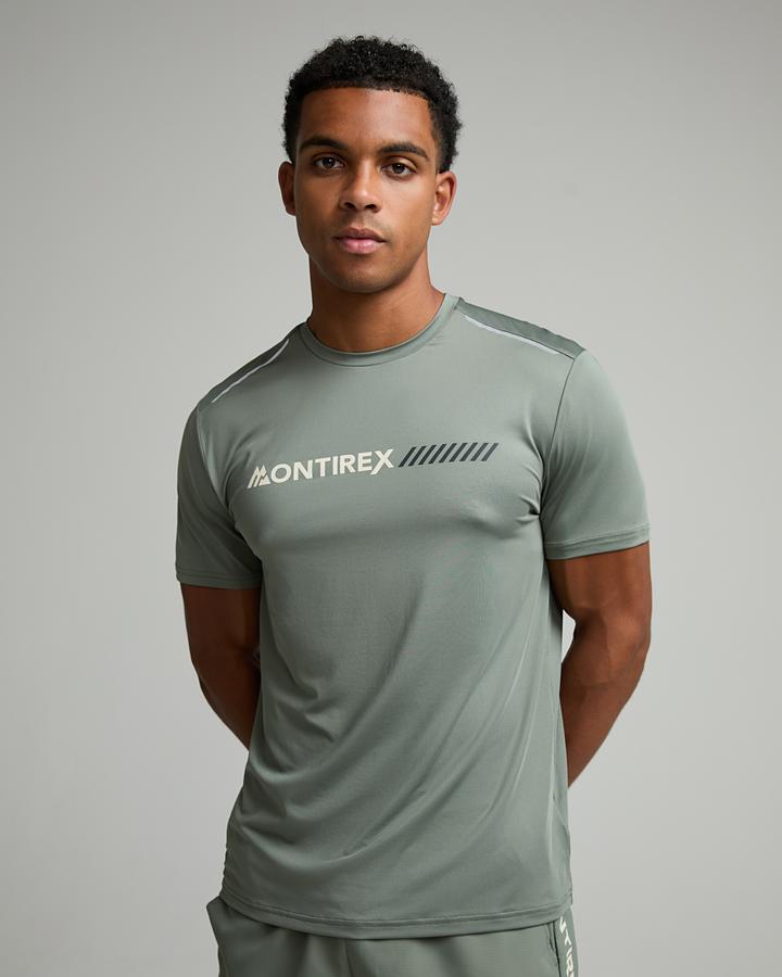Montirex Men's Proton T-Shirt - Slate Green/Vanilla Foam/Asphalt