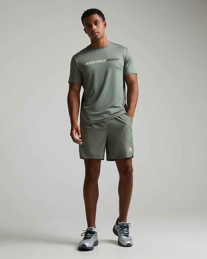 Montirex Men's Proton T-Shirt - Slate Green/Vanilla Foam/Asphalt