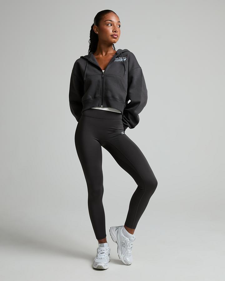 New Balance Women's Essential 25 Inch High Rise Legging - Black Cement