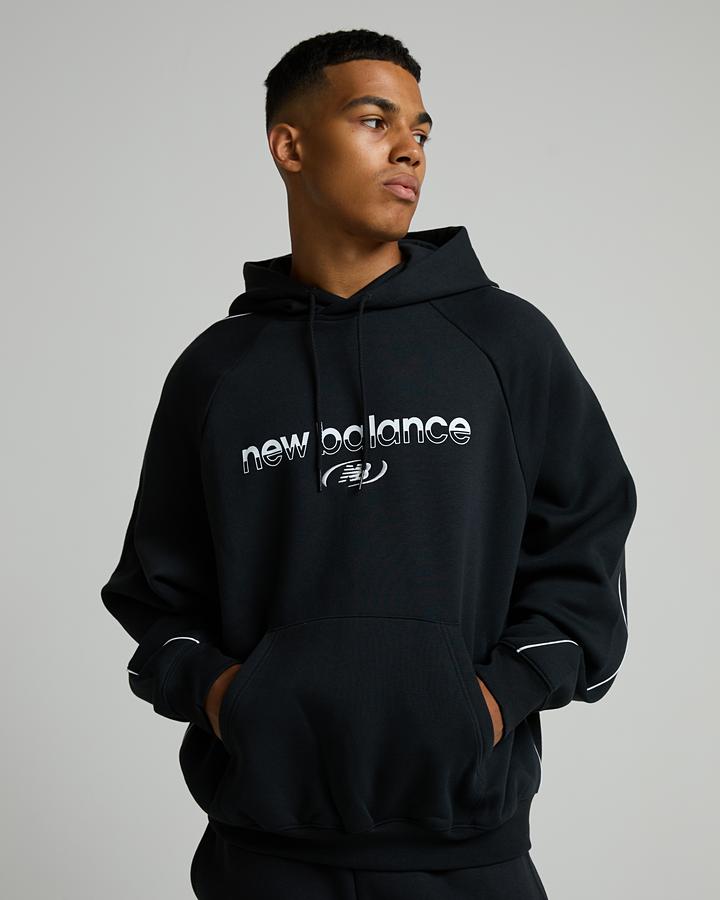 New Balance Men's Trackside Fleece Hoodie - Black