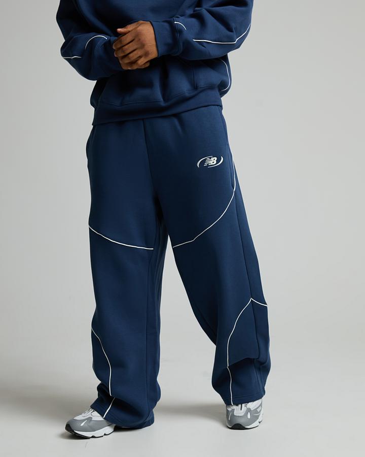 New Balance Men's Trackside Fleece Pant - Nb Navy