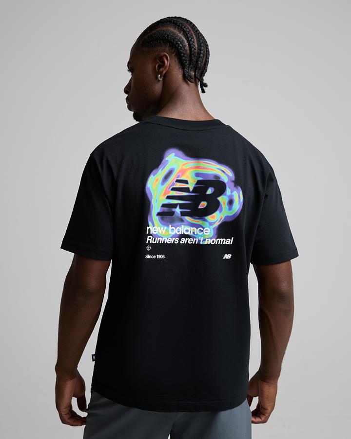 New Balance Men's Heat Map Motion T-Shirt - Black