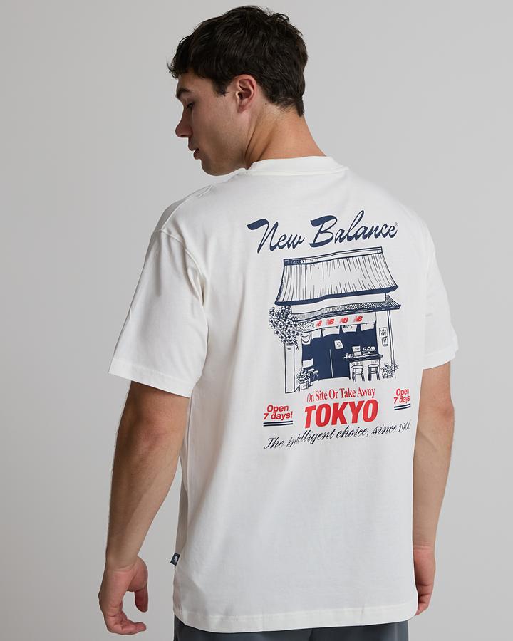 New Balance Men's Grab a Bite Tokyo T-Shirt - Sea Salt