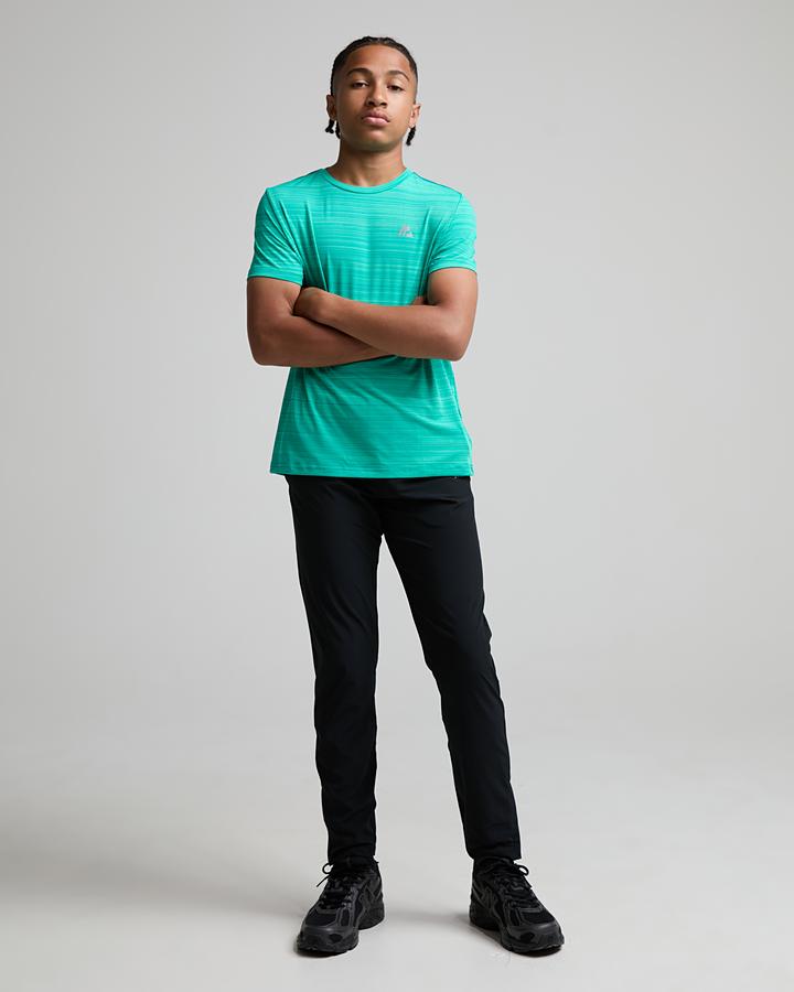 Montirex Junior Drift T-Shirt - Cyber Jade Lagoon Green