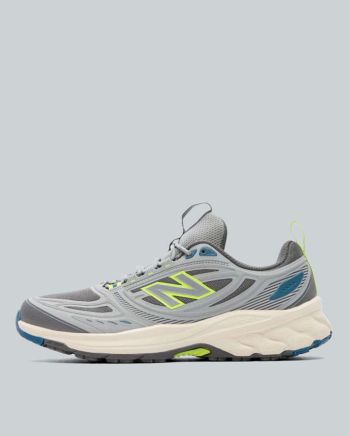 New Balance Men's 410 Trainer - Castlerock/Alkaline Green