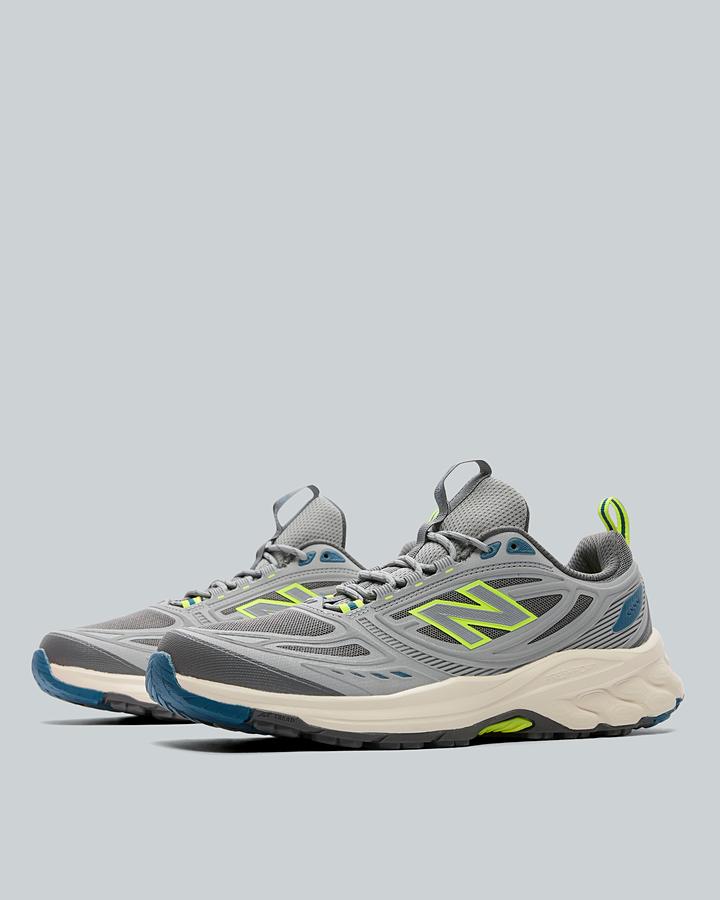 New Balance Men's 410 Trainer - Castlerock/Alkaline Green