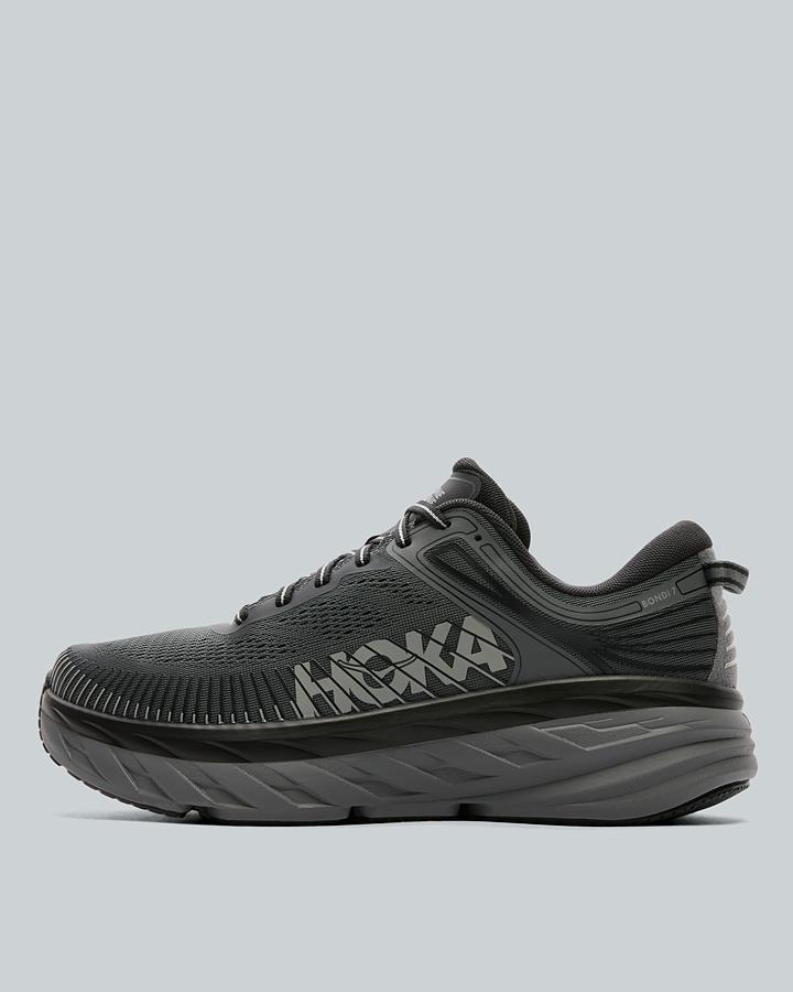 HOKA Men's Bondi 7 Trainer - Orbit Grey/Satellite Grey