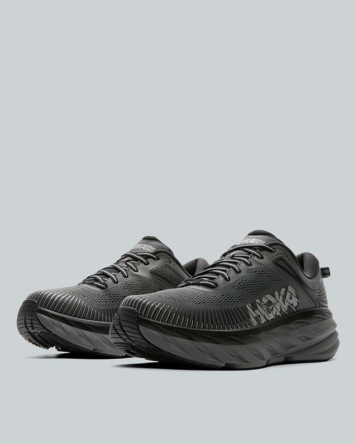 HOKA Men's Bondi 7 Trainer - Orbit Grey/Satellite Grey