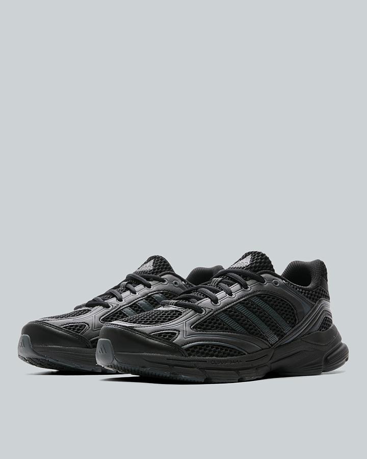 adidas Junior Spiritain Trainers - Core Black Core Black Grey Six