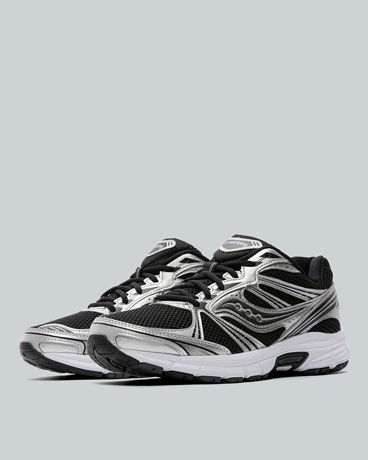 Saucony Men's Grid Legacy Trainer - Black/Silver/Black