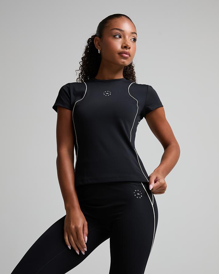 Trailberg Women's Ignite T-Shirt - Black/Candlelight White