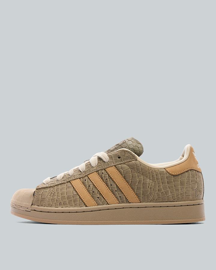 adidas Men's Superstar Ii Snake Trainer - Khaki/Cardboard