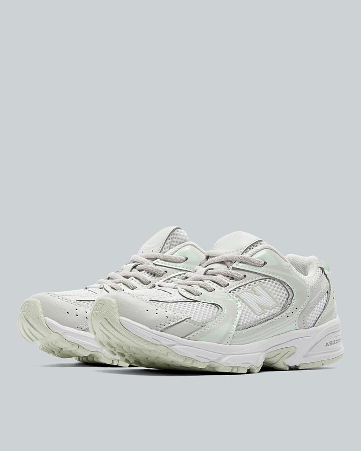 New Balance Infant 530 Trainers - Grey Matter Mint Water