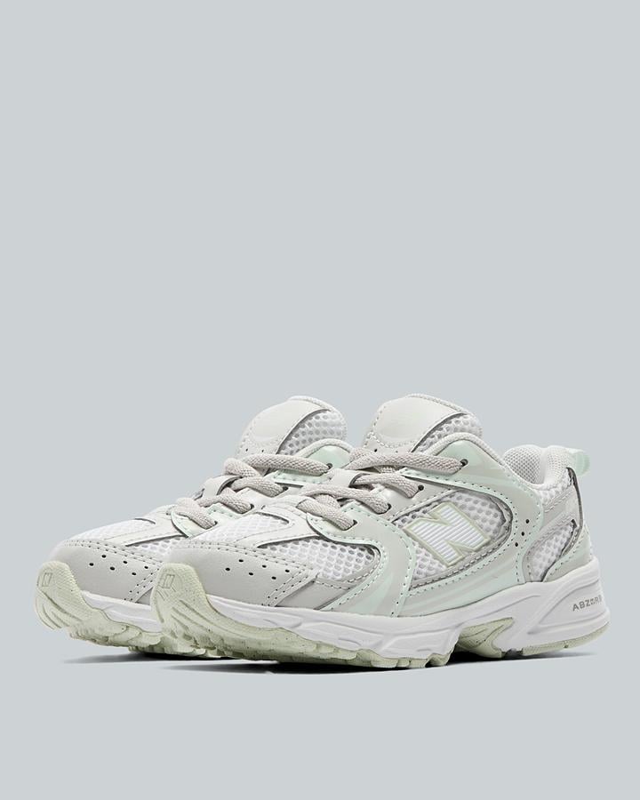 New Balance Baby 530 Trainers - Grey Matter Mint Water
