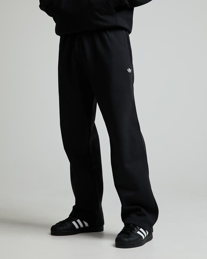 adidas Men's Trefoil Essentials Open Hem Pant - Black/White