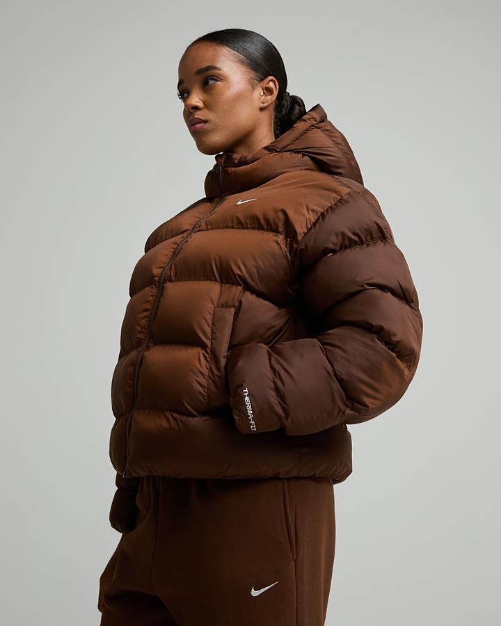 Nike Women's Therma Fit Synthetic Classic Jacket - Cacao Wow/Sail