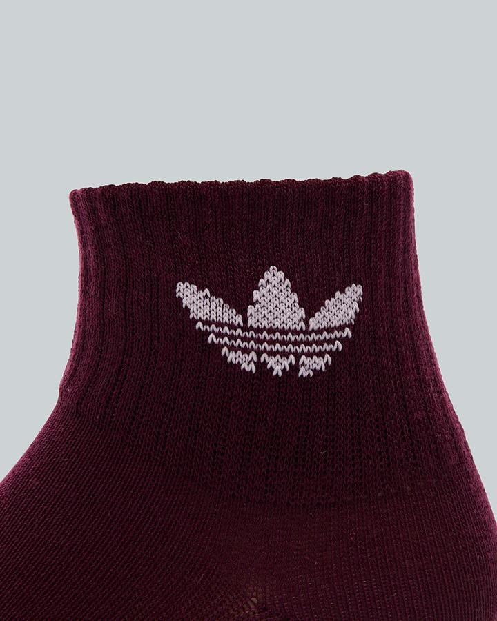 adidas Junior 6 Pack Sock - Maroon Magic Mauve Orchid Fusion
