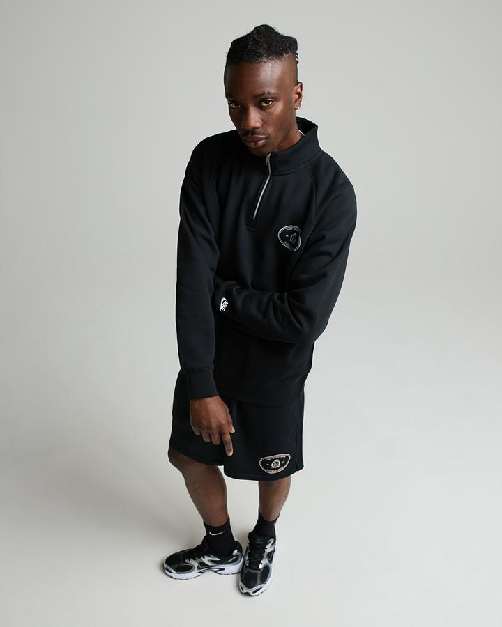 Nike Men's Country Club Half Zip Top - Black