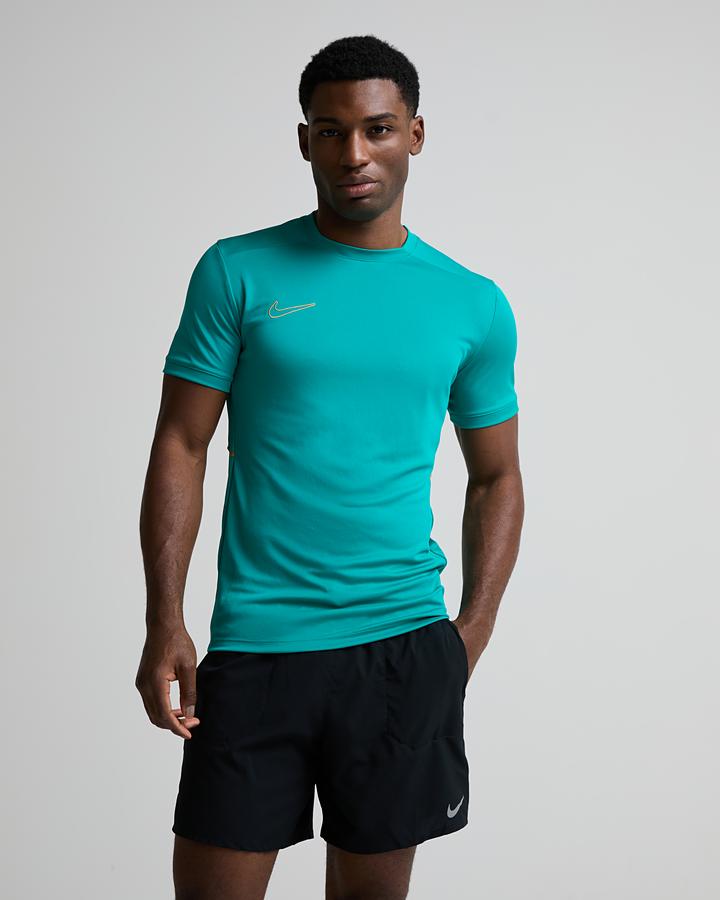 Nike Men's Academy 25 T-Shirt - Rio Teal/Elemental Gold/Metallic Gold