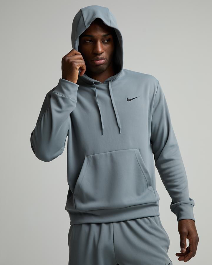 Nike Men's UV Flex Fleece Overhead Hoodie - Smoke Grey/Black