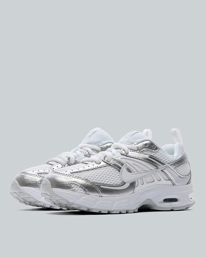 Nike Infant Air Max Moto Trainers - White Pure Platinum