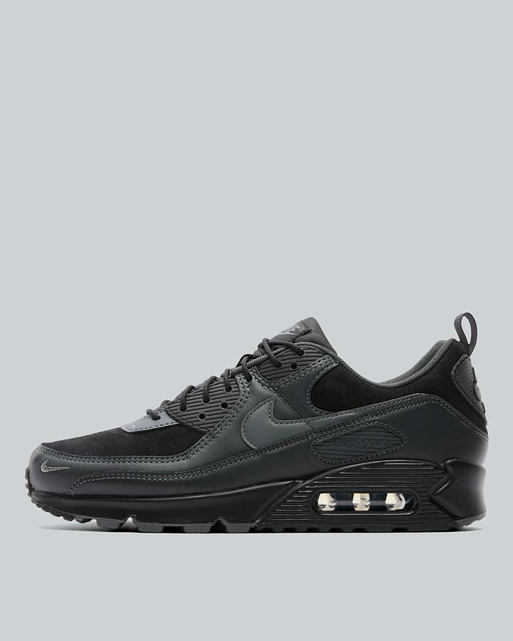 Nike Men's Air Max 90 Trainer - Black/Iron Grey/Anthracite
