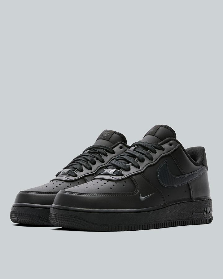 Nike Men's Air Force 1 Low LV8 DS Trainer - Black/Anthracite/Black