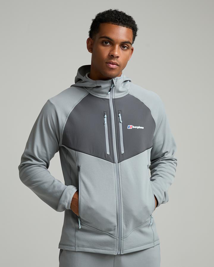 Berghaus Men's Pavey Plus Hoodie - Garbo Grey/Archive Black