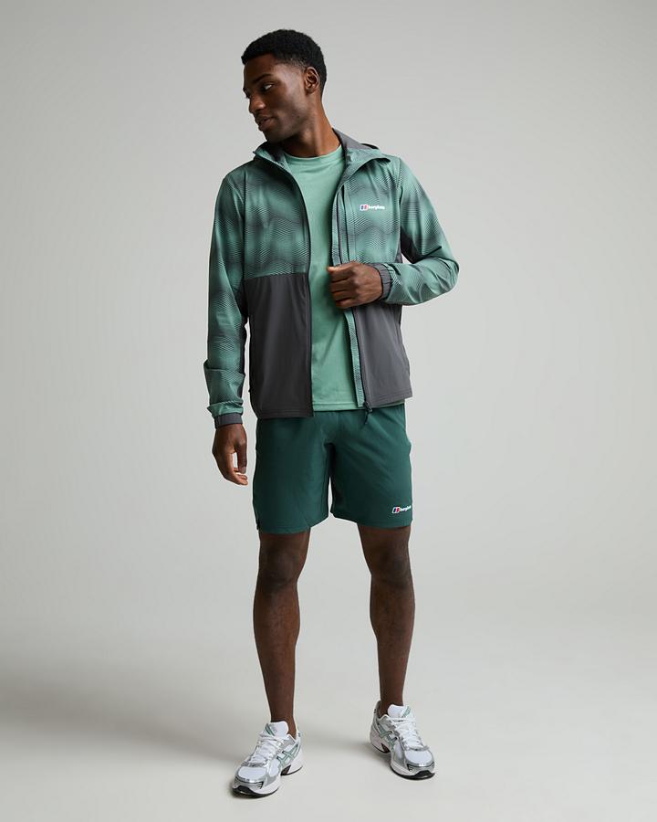 Berghaus Men's Gladefell 4.0 Print Short - Green
