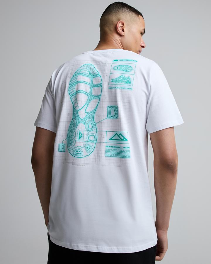 Monterrain Men's Tempo Runner T-Shirt - White