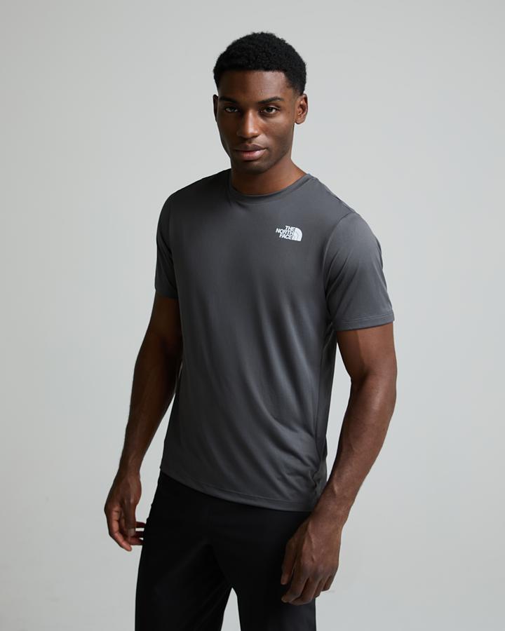 The North Face Men's 24/7 Short Sleeve Poly T-Shirt - Anthracite Grey