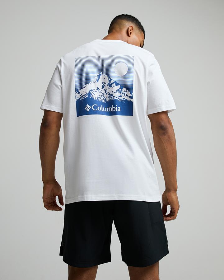 Columbia Men's Outdoor Back Graphic T-Shirt - White