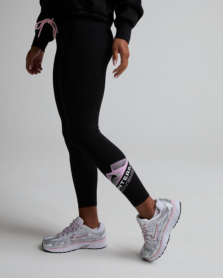 Monterrain Women's Balance Legging - Black/Sweet Pink