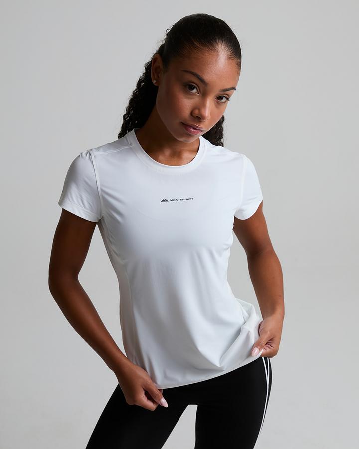 Monterrain Women's Lyder 3.0 Sports T-Shirt - White
