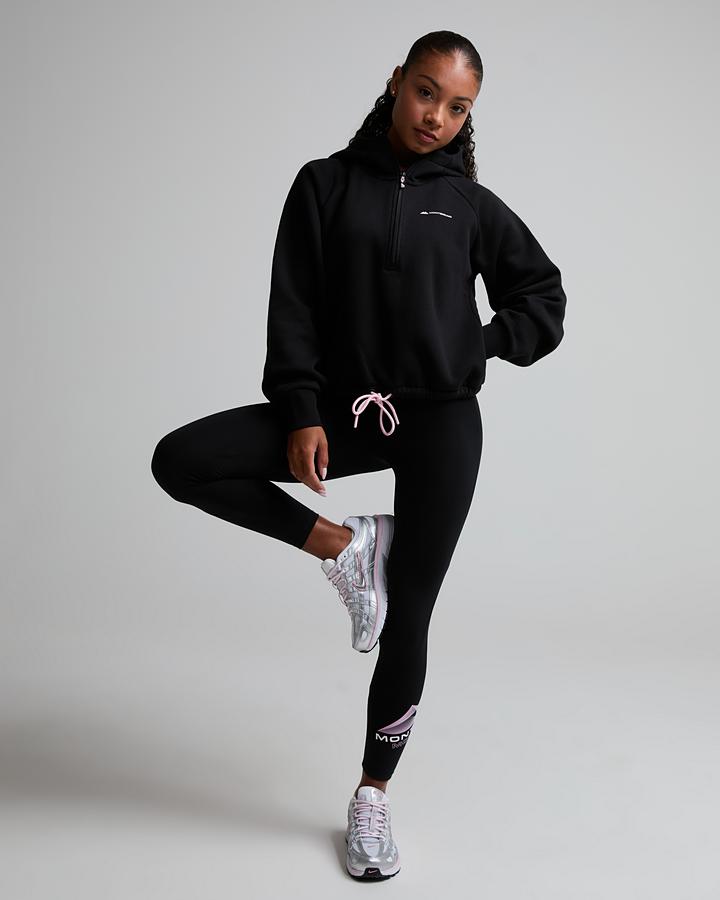 Monterrain Women's Prosper Overhead Hoodie - Black/Rose Quartz