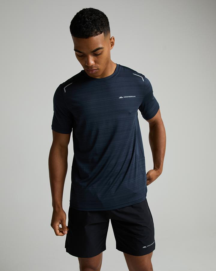 Monterrain Men's Lyder 3.0 Space Dye T-Shirt - Blue (4132072)