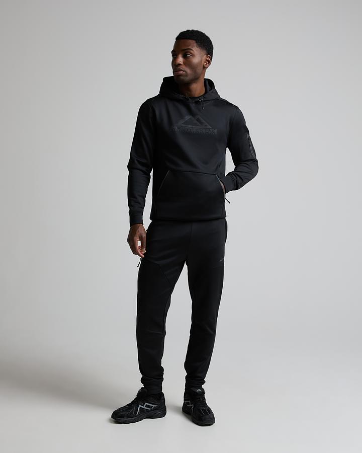 Monterrain Men's Speed 4.0 Poly Fleece Overhead Hoodie - Black