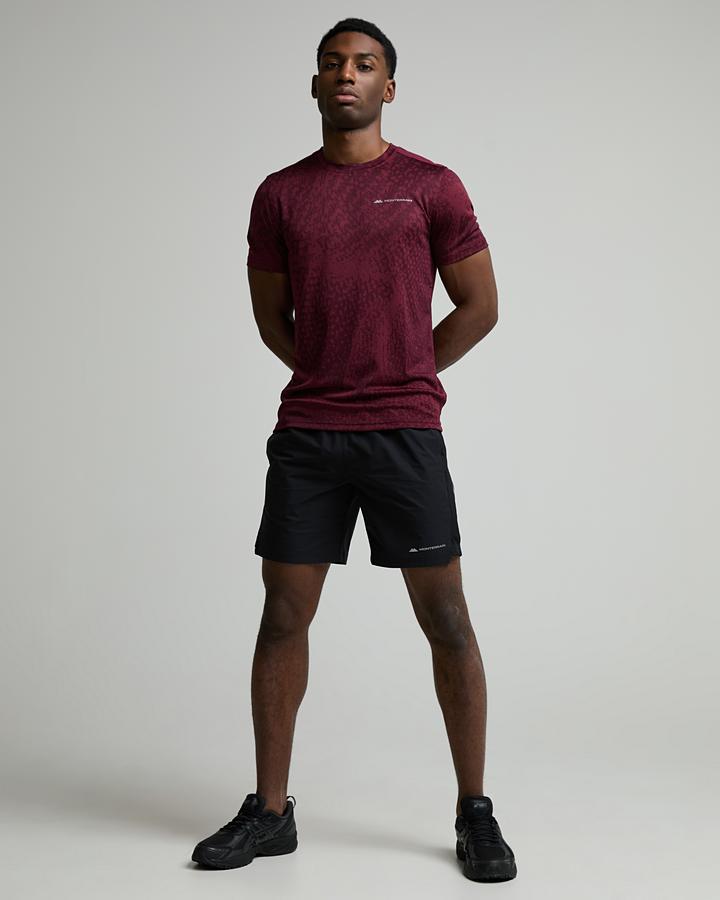 Monterrain Men's Quantum Jacquard T-Shirt - Wild Fig