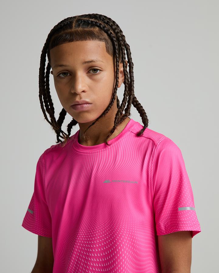 Monterrain Junior Fortitude T-Shirt - Neon Fuschia