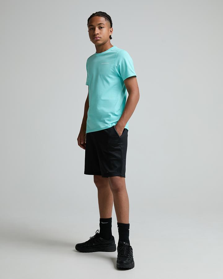 Monterrain Junior Tumult Cotton T-Shirt - Mint Sky