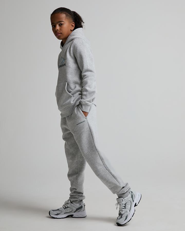 Monterrain Junior Vast Fleece Overhead Hoodie - Grey Marl