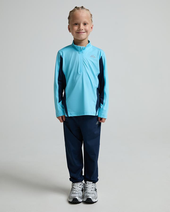 Alpyrex Baby Vertex Poly Quarter Zip Suit Tracksuit - Ocean Pop Naval Ink