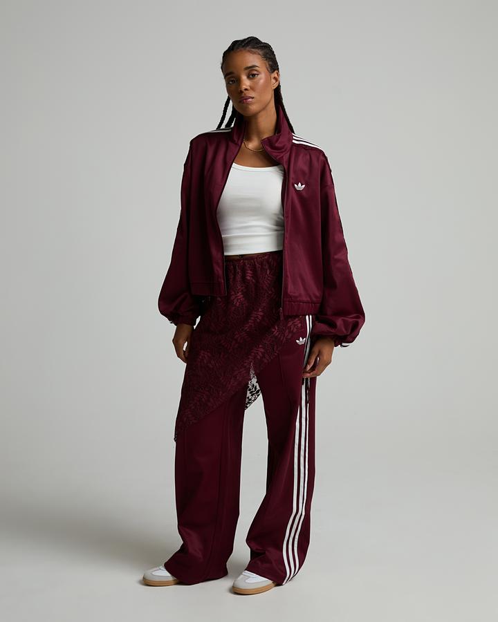 adidas Women's Firebird Lace Skirt Track Pant - Shadow Red