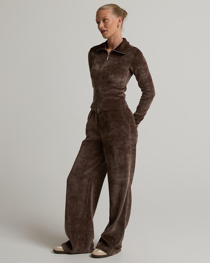 adidas Women's Chenille Wide Leg Pant - Earth Strata
