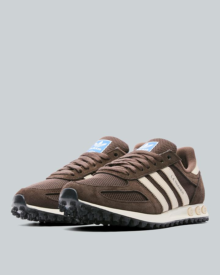 adidas Men's LA Trainer - Brown/Crystal Linen/White